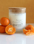 94107, Honey + Clementine Coconut Soy Candle